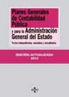 PLANES GENERALES DE CONTABILIDAD P�BLICA Y PARA LA ADMINISTRACI�N GENERAL DEL ESTADO