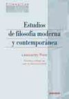 ESTUDIOS DE FILOSOF�A MODERNA Y CONTEMPOR�NEA