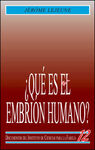 �QU� ES EL EMBRI�N HUMANO?