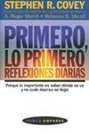 PRIMERO, LO PRIMERO REFLEXIONES DIARIAS