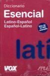 DICCIONARIO ESENCIAL LATINO-ESPA�OL, ESPA�OL-LATINO
