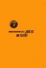 �QU� ES UN TEXTO?