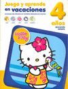 HELLO KITTY 4 A�OS JUEGA Y APRENDE EN VACACIONES