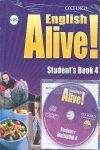 ENGLISH ALIVE! 4. STUDENT´S BOOK + CD
