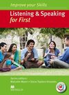 IMPROVE YOUR SKILLS FOR FIRST (FCE) LISTENING AND SPEAKING. STUDENT'S BOOK.