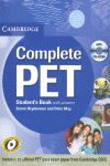 COMPLETE PET: STUDENT'S BOOK WITH ANSWERS,