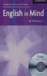 ENGLISH IN MIND 3 - WORKBOOK - 3º ESO