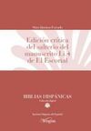 EDICIÓN CRÍTICA DEL SALTERIO DEL MANUSCRITO I.I.4 DE EL ESCORIAL