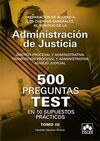 500 PREGUNTAS TEST EN 10 SUPUESTOS PRÁCTICOS TOMO
