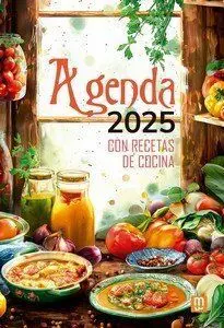 Agenda con Recetas de Cocina 2025 (Devolver Antes