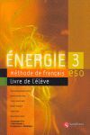 ÉNERGIE - LIVRE DE L´ÉLEVE + CD - 3º ESO