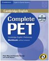 COMPLETE PET FOR SPANISH SPEAKERS - WORKBOOK WITHOUT ANSWERS WITH AUDIO CD