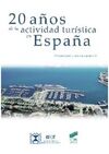 20 AÑOS DE LA ACTIVIDAD TURISTICA EN ESPAÑA