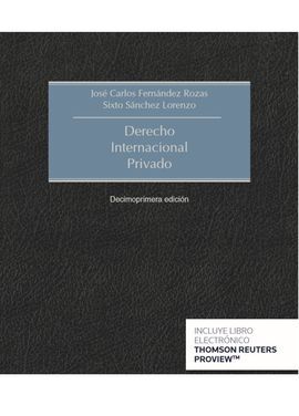DERECHO INTERNACIONAL PRIVADO (PAPEL + E-BOOK)- 11º ED. 2020