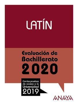 LATÍN.SELECTIVIDAD 2020 EVALUACIÓN BACHILLERATO