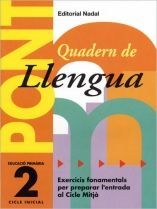 PONT - QUADERN DE LLENGUA - 2º ED. PRIM.