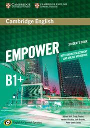 CAMBRIDGE ENGLISH EMPOWER FOR SPANISH SPEAKERS B1+ - STUDENT'S BOOK WITH ONLINE