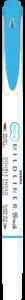 Rotulador Zebra Mildliner Doble Punta Pincel Azul