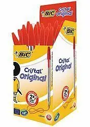 Ref. 350081 Bolígrafo Bic Cristal Rojo