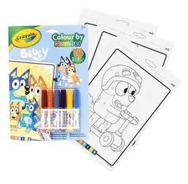 Libro Actividades y Colorea por Numeros Bluey 6 Ro
