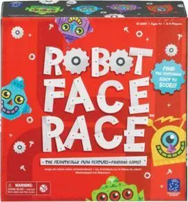 Juego Colores y Atributos Robot Face Race