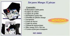 Set para Manga 32 Piezas