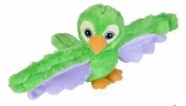 Peluche Huggers Loro Verde