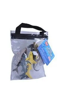 Figuras de Animales Bolsa con Cremallera Tiburon