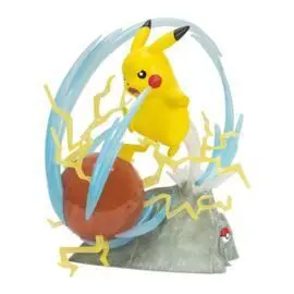 Figura Pikachu Ataque Electrico con Luz 33Cm