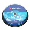 CD-R VERBATIM 700 MB 52X EXTRA PROT TARRINA 10 UDS