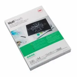 Funda Plastificar 125 Micras A4 Mate