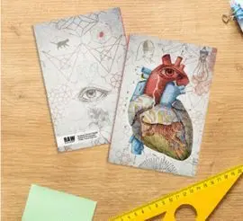 Libreta Corazon Salvaje 48 Pgs 110 Grs Liso el Luc