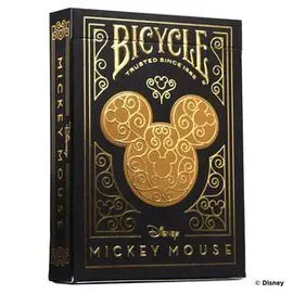 Baraja de Poker Black And Gold Mickey