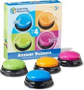 Juego Set 4 Botones de Respuesta