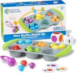 Juego Set Actividas de Matematicas Mini Muffin Mat