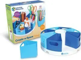 Organizador Create-A-Space (Azul) de Learning Reso
