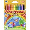 CERA PLASTIDECOR C/12 COLORES SURTIDOS NUEVO