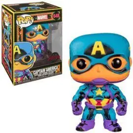 Funko Pop Marvel Black Light Capitan America Multi