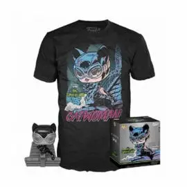 Pop Tee Dc Jim Lee Catwoman Funko + Camiseta Tal