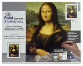 Set Bastidor Prepintado Obras Maestras. Mona Lisa
