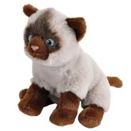 Peluche Pocketkins-Cat Siamese