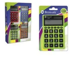 Calculadora Bismark 16U Mod C-50 8 Digitos Escolar