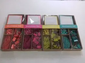 Set Oficina Pins Pinzas Clips y Notas Adhesivas 4