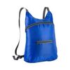 MOCHILA RETRACTIL EN UN BOLSILLO AZUL