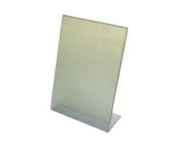 Placa Porta Folletos Metacrilato 15X21 Vertical
