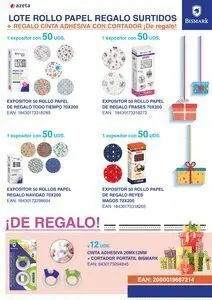 Lote Rollo Papel Regalo Surtidos+Regalo Cinta Adhe
