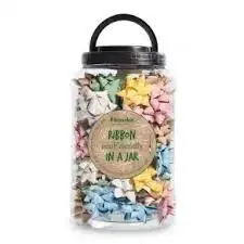 Bote 70 Cocas Estrellas 15Cm Colores Pastel