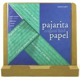 Pajarita de Papel Federico Garcia Lorca Expositor