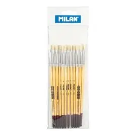 Pincel Plano Cerda Mango Corto 524 Nº 6