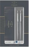 JUEGO BOLIGRAFO Y PORTAMINAS PARKER JOTTER ACERO C